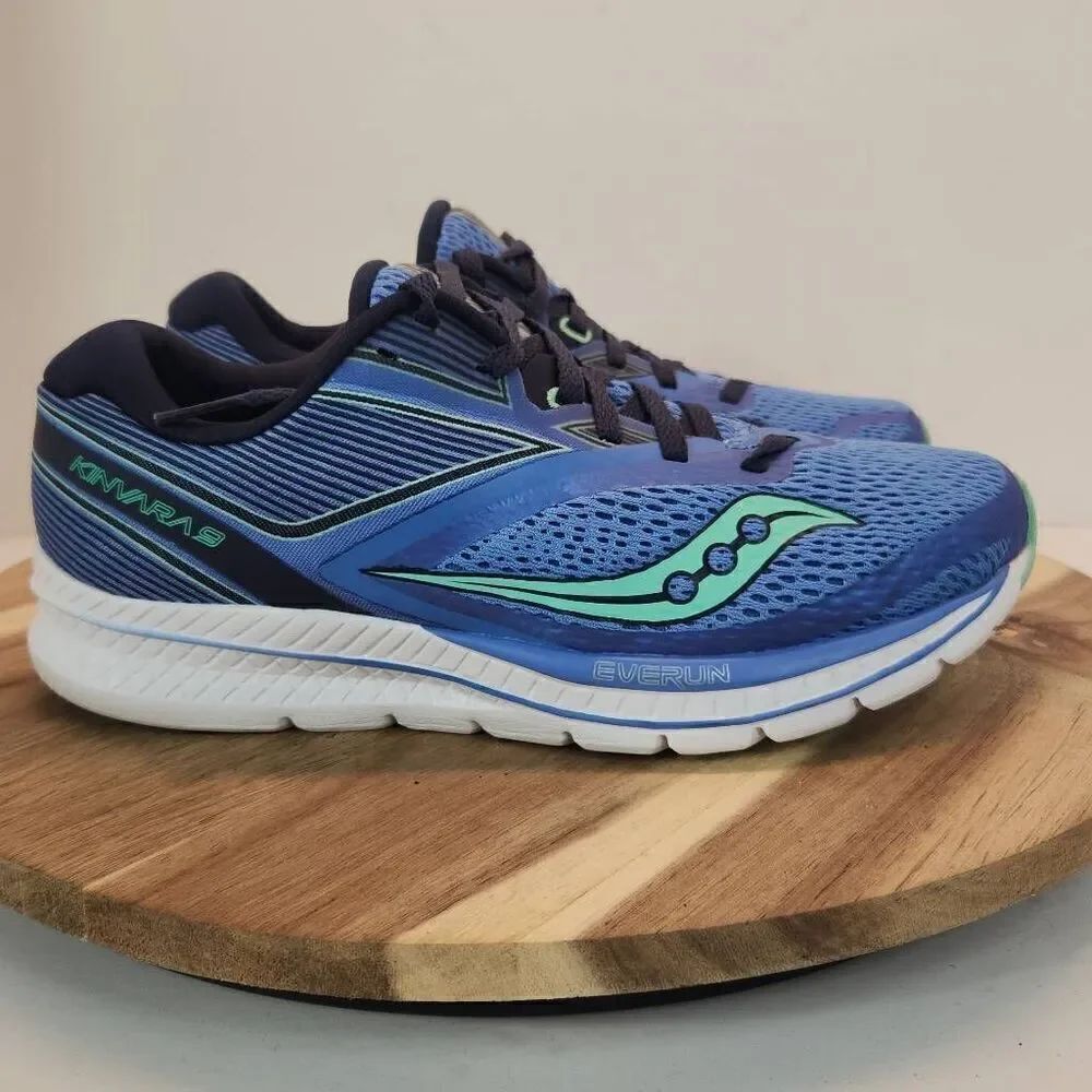 Saucony Kinvara 9 Women's running shoes Size 7 Blueish Purple & Teal